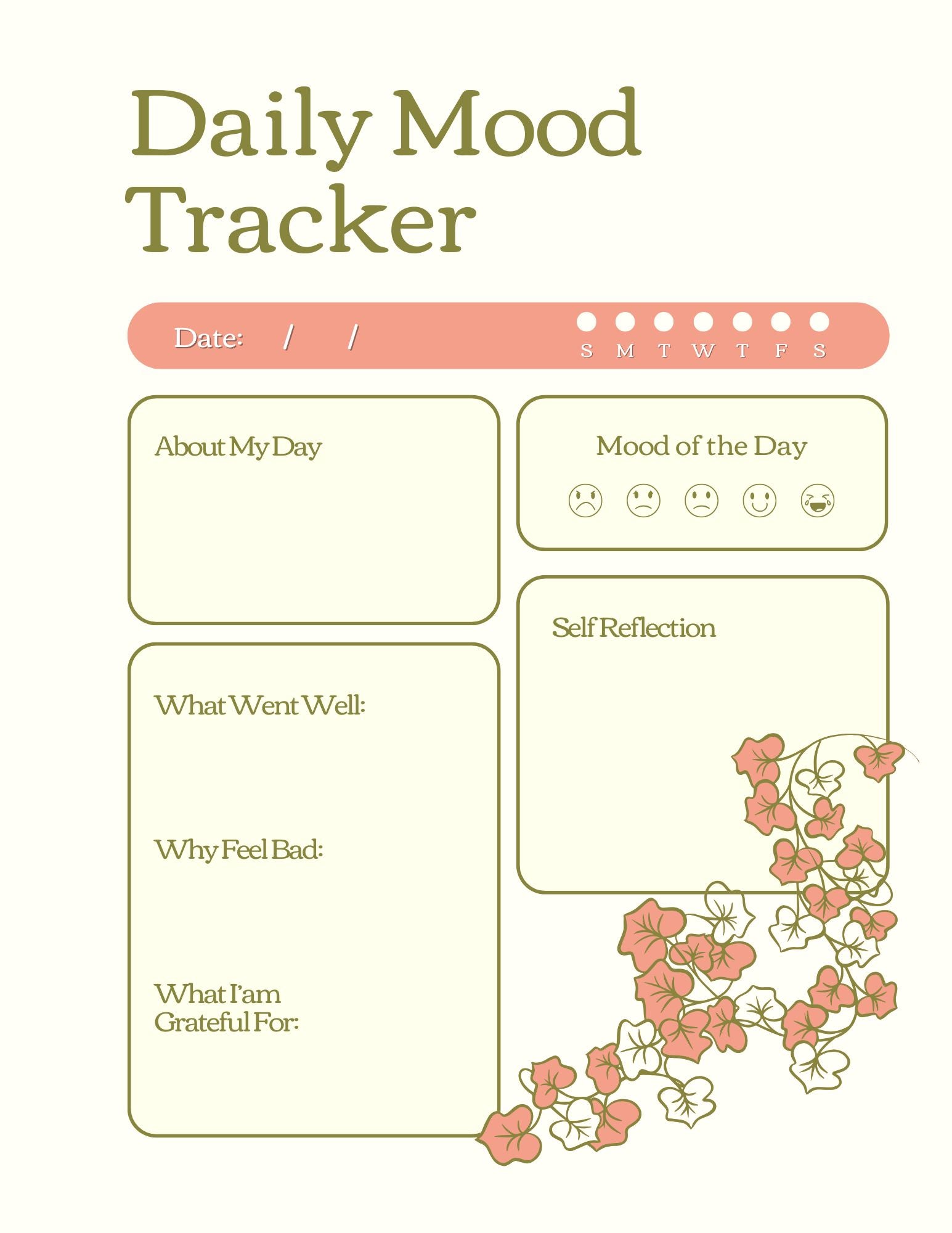 Growth Journal: Where Thoughts Take Root (Digital Download)